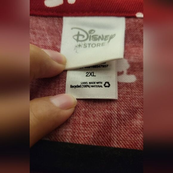Men's Disney Mickey Mouse Red Pajama Top only, Size 2XL - Picture 5 of 15